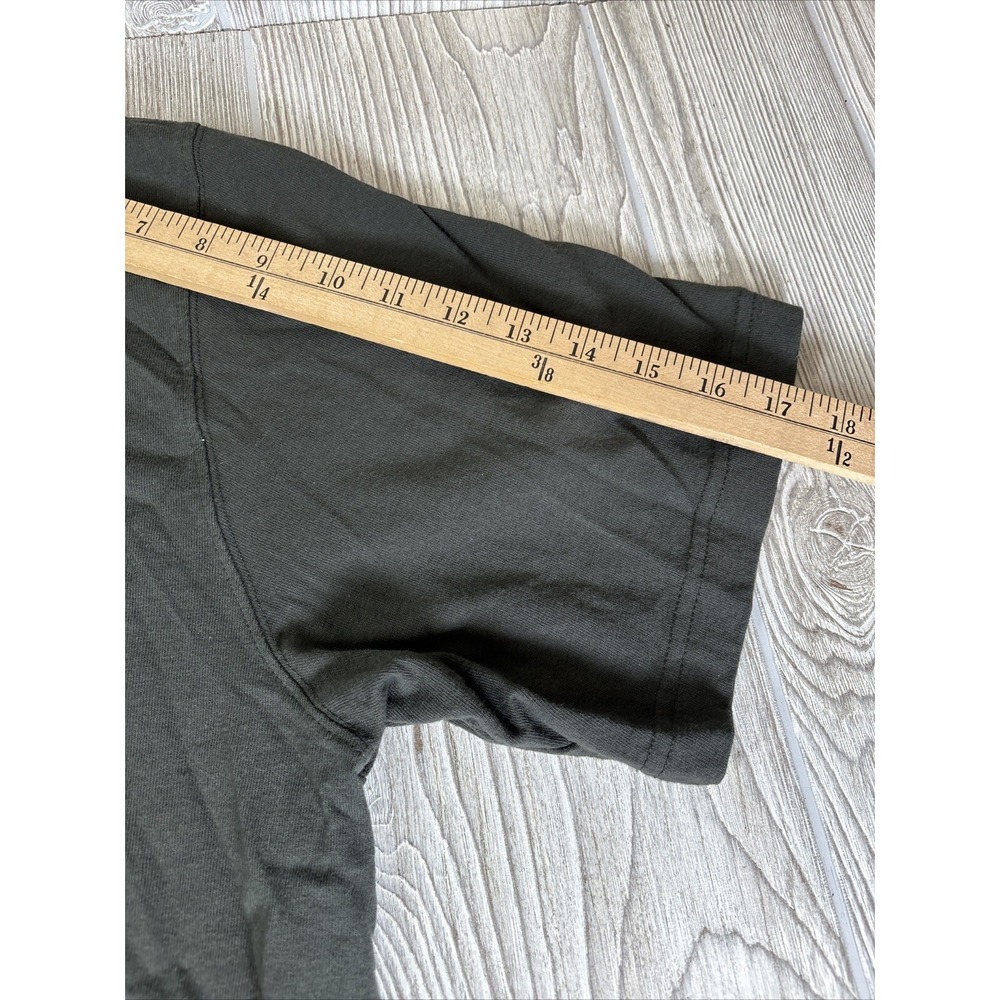 Carhartt T-Shirt Mens LARGE Green Crew Neck Short‎ Sleeve Loose Fit Workwear - Picture 8 of 10